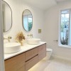 Bella Terrazzo Sabbia Gloss White Feathers Vanity